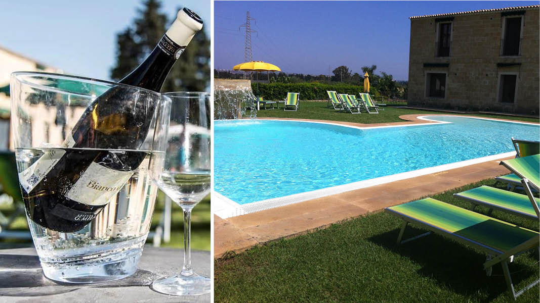 Il Podere vin og swimmingpool